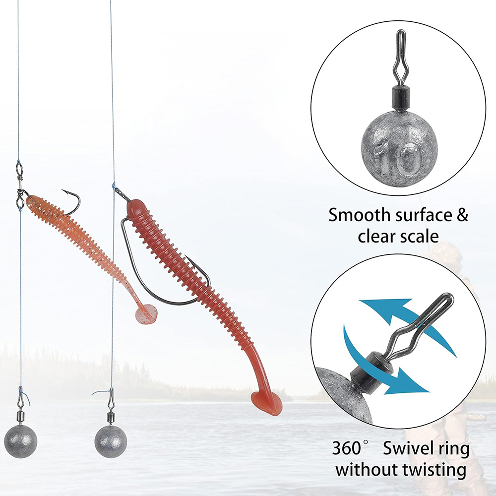 10Pcs Fishing Weight Lead 2.5G - Fishing Lure Popper recension och pris
