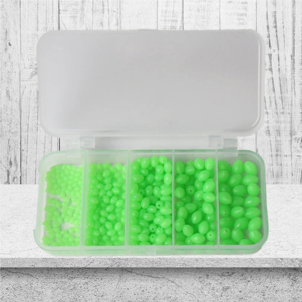 Ackibbik 375pcs/box Luminous F - Fishing Lure Soft Plastic recension och pris