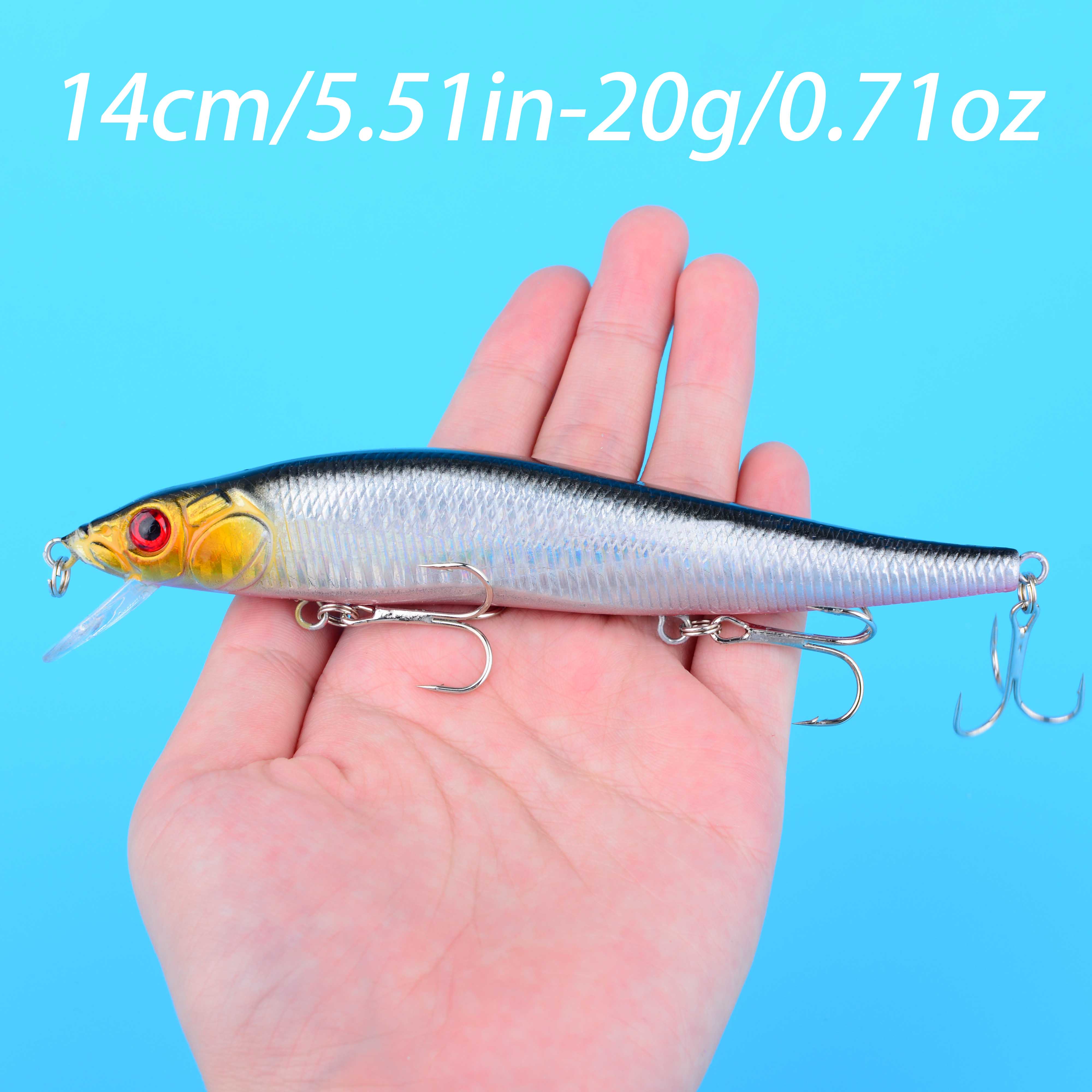 1pc Minnow Fishing Lure Floati - Fishing Lure Jerkbait recension och pris