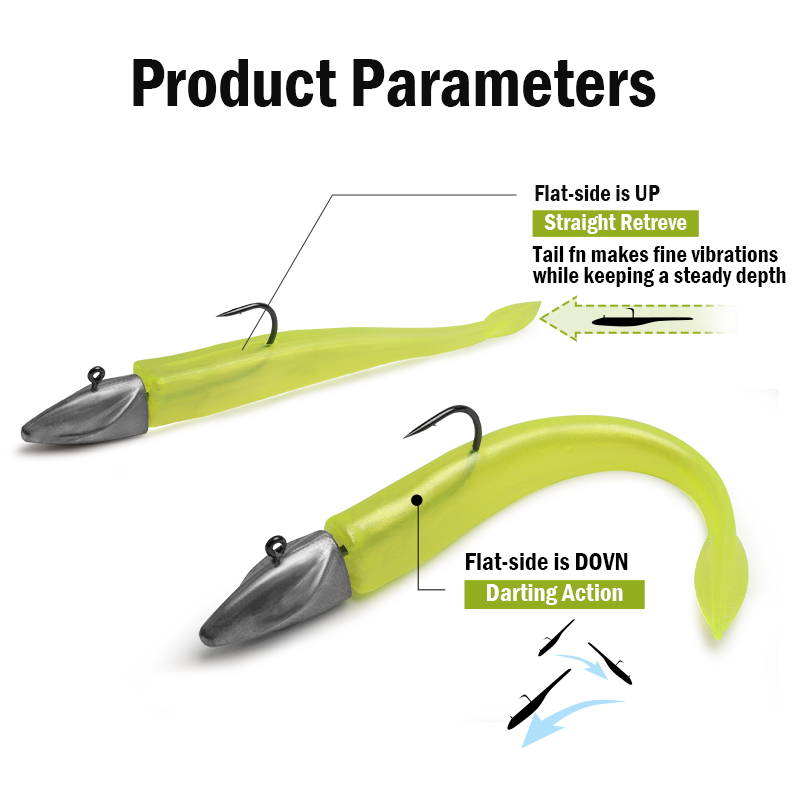 LEYDUN BR Soft Bait Fishing Lu - Fishing Lure Swimbait recension och pris
