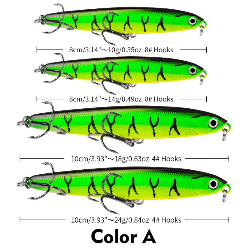 1Pcs Weights 10-24g  Pencil Lu - Fishing Lure Popper recension och pris