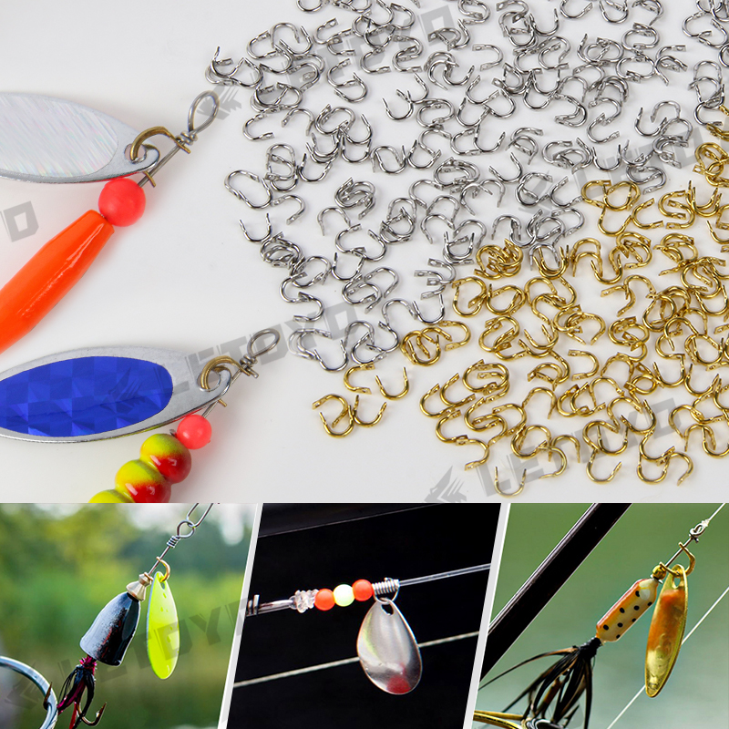 LETOYO 100pcs Folded Clevises  - Fishing Lure Spinner recension och pris