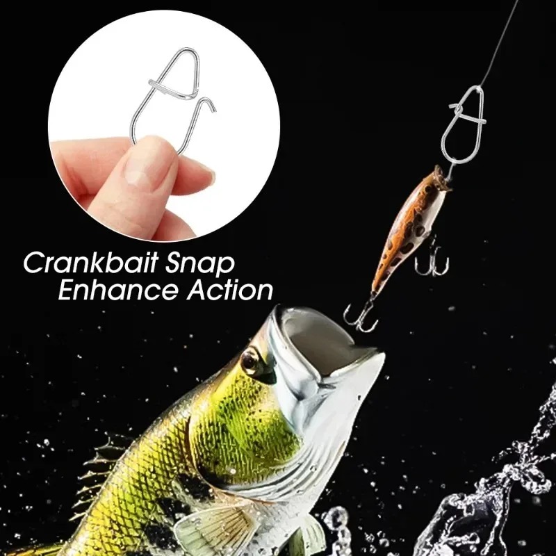 100/200PCS Stainless Steel Fis - Fishing Lure Accessories recension och pris