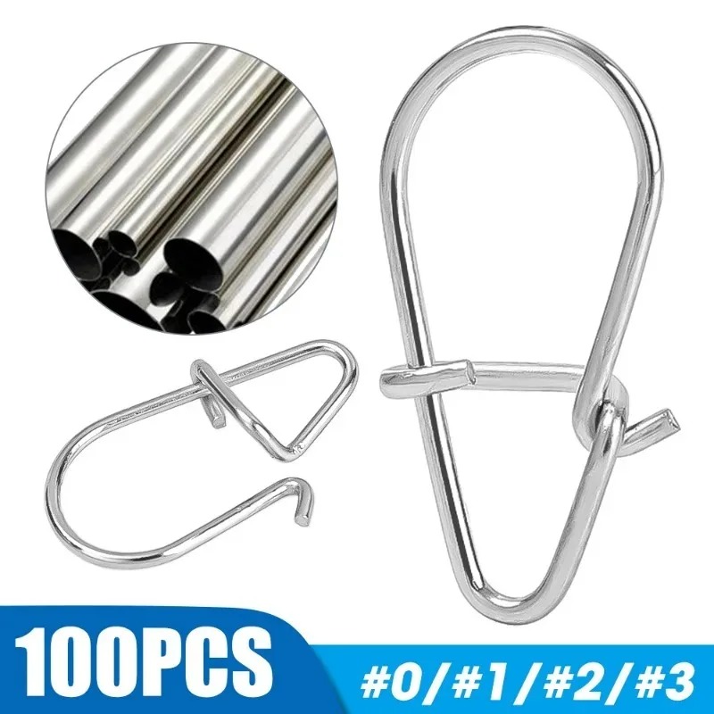100/200PCS Stainless Steel Fis - Fishing Lure Accessories recension och pris
