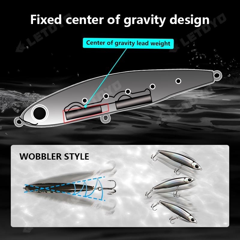 LETOYO Sinking Pencil 17g 12g- - Fishing Lure Swimbait recension och pris