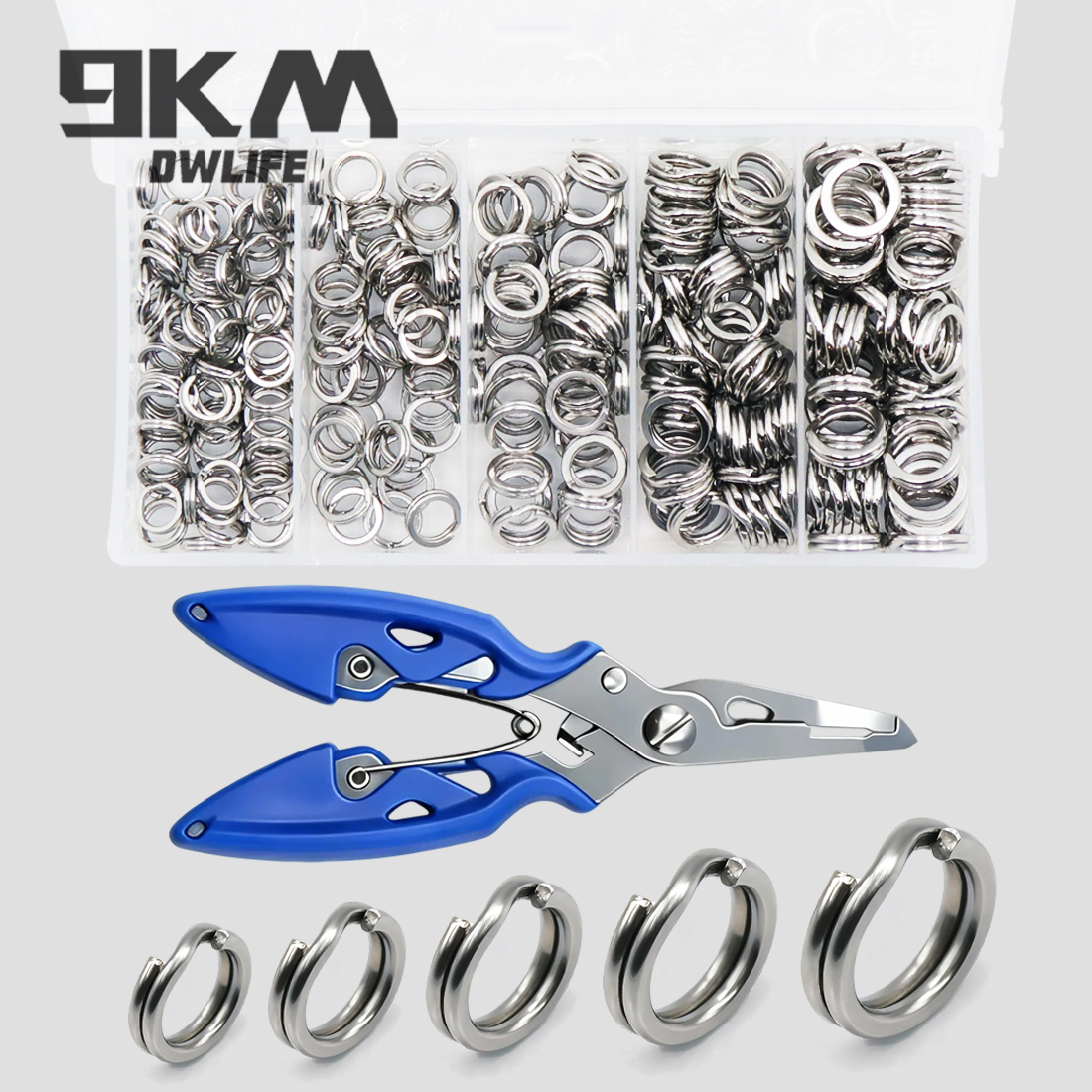 9KM 260-280pcs Fishing Split R - Fishing Lure Making Kit recension och pris