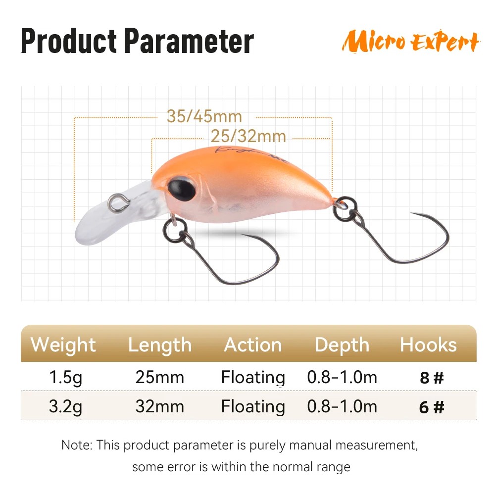 Kingdom Fishing Lure Micro Exp - Fishing Lure Crankbait recension och pris