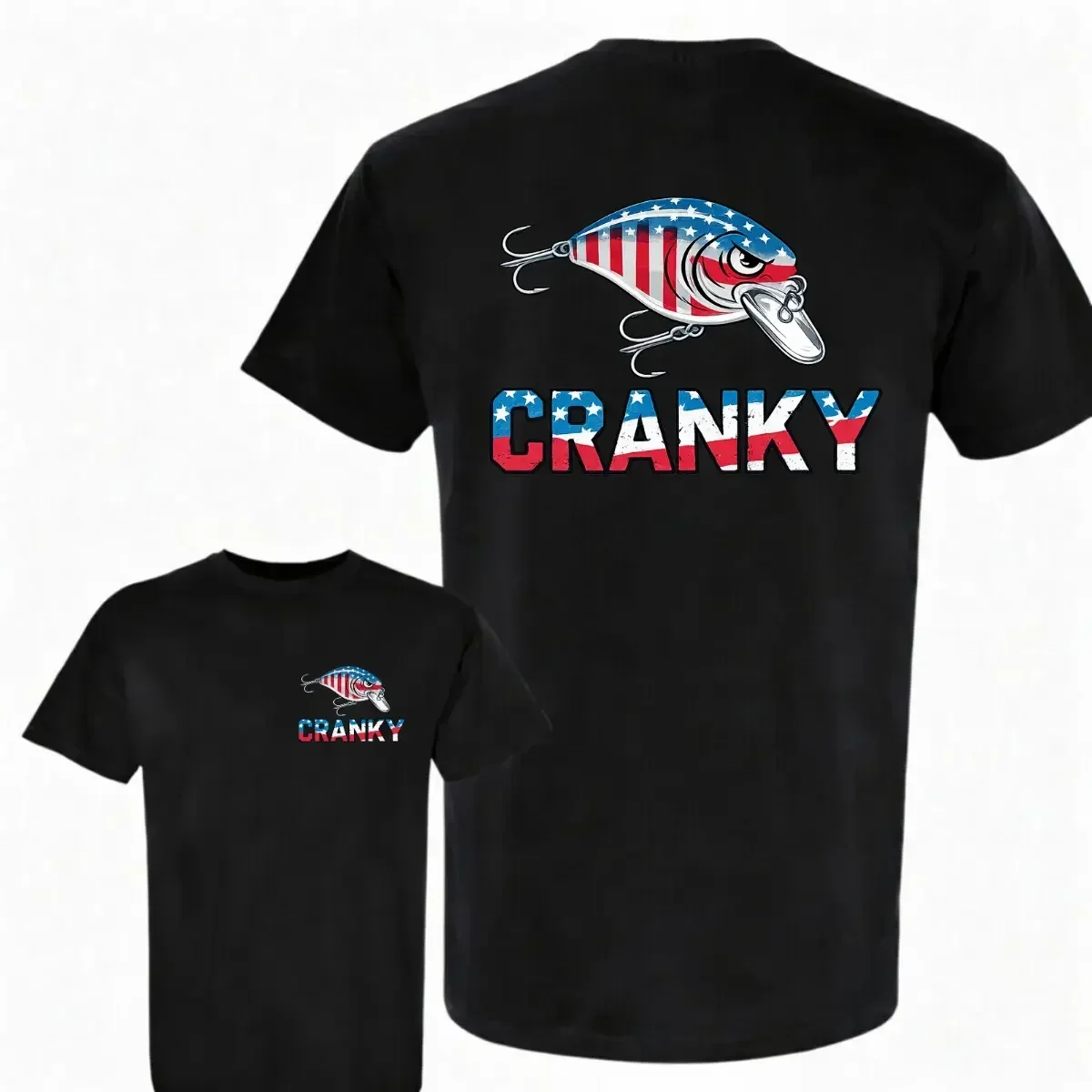 Camo Crankbait Fishing T-Shirt - Fishing Lure Crankbait recension och pris