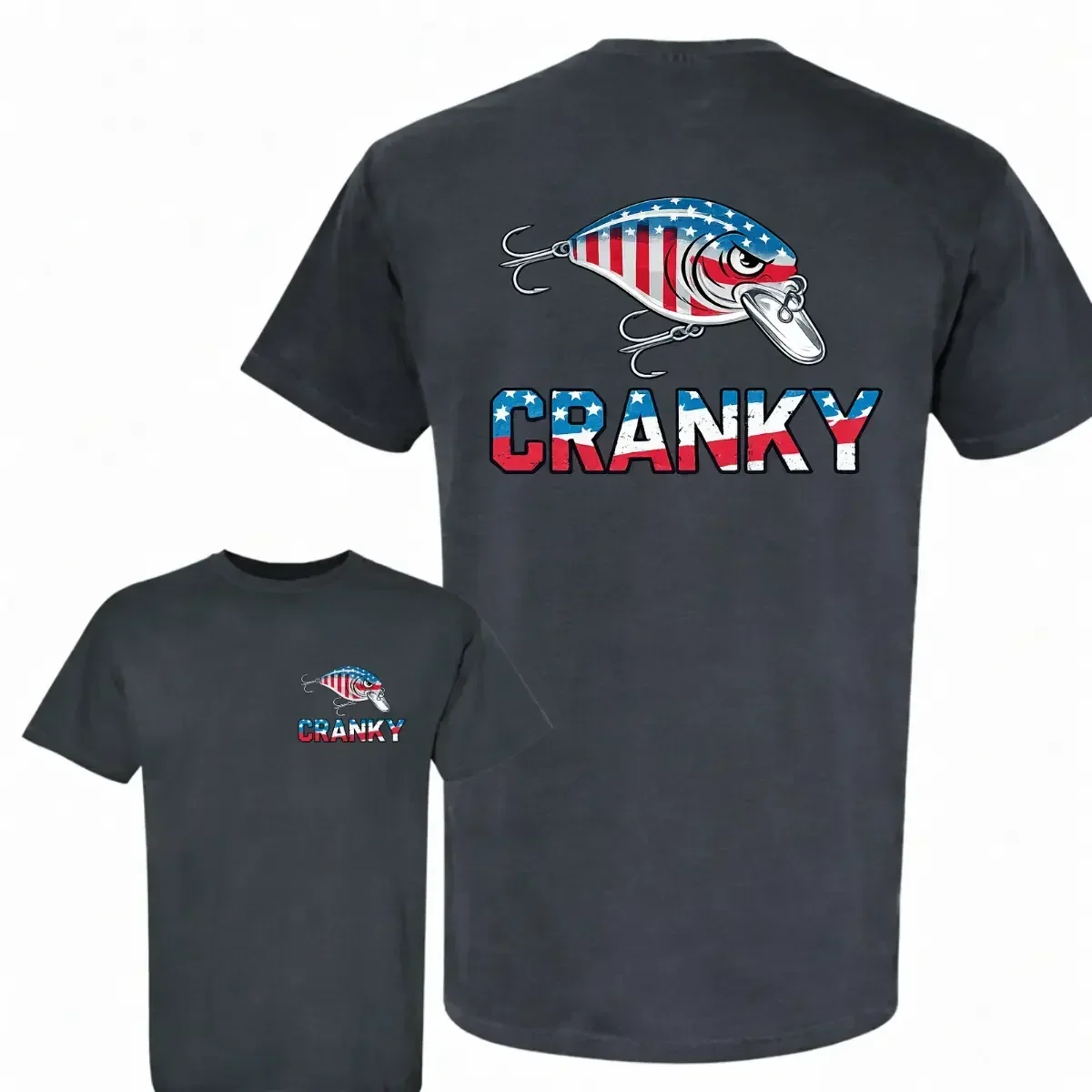 Camo Crankbait Fishing T-Shirt - Fishing Lure Crankbait recension och pris