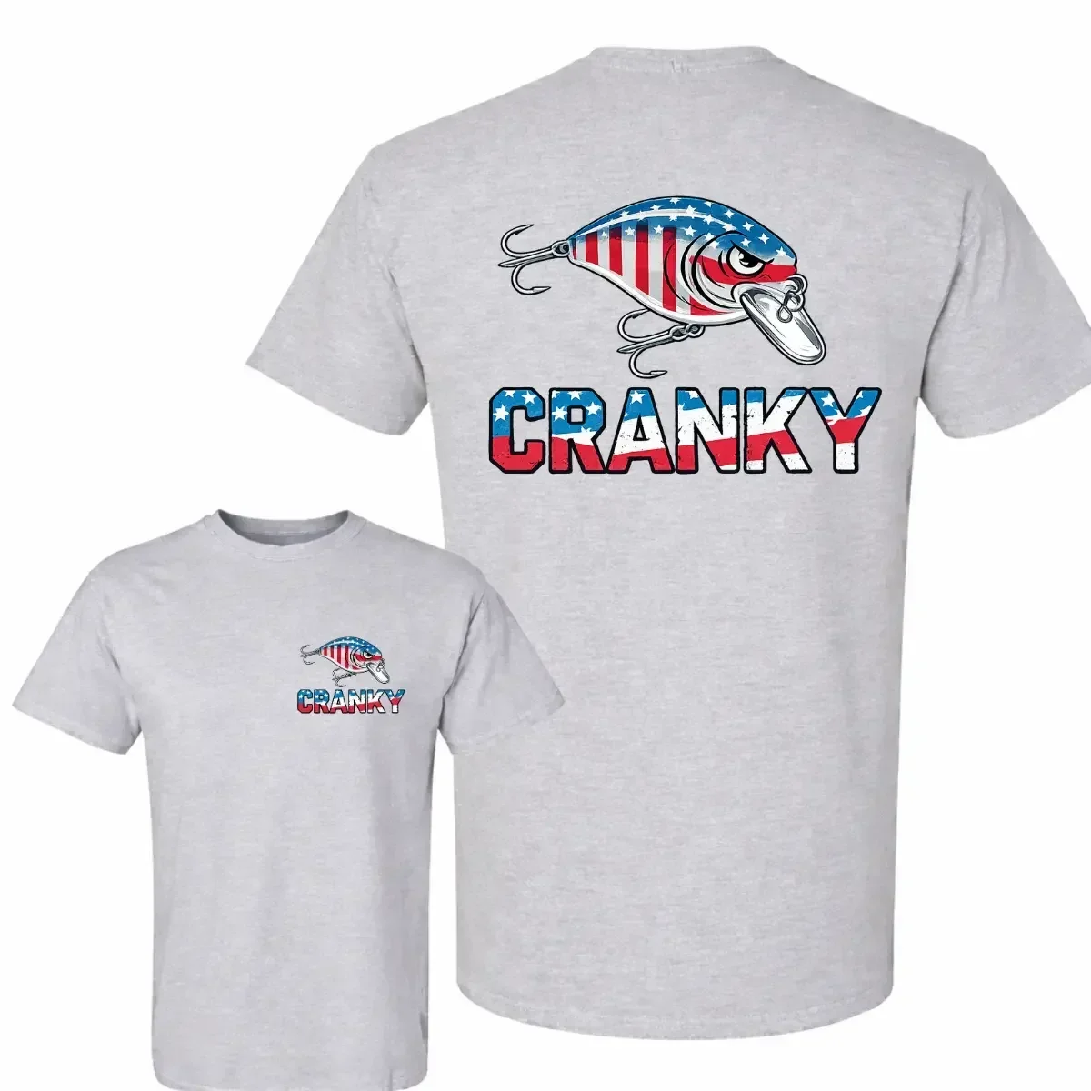 Camo Crankbait Fishing T-Shirt - Fishing Lure Crankbait recension och pris