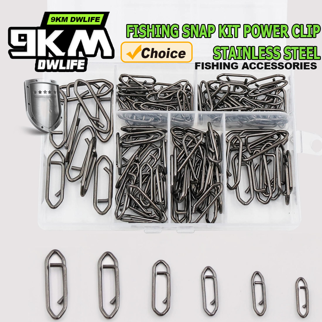 9KM Fishing Snap Kit 110pcs Po - Fishing Lure Making Kit recension och pris
