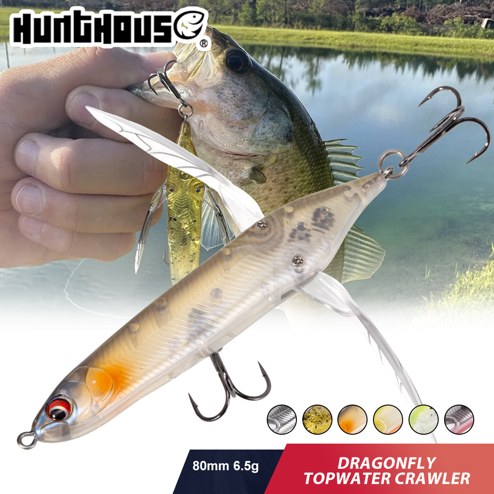 Hunthouse Floating Topwater Dr - Fishing Lure Popper recension och pris