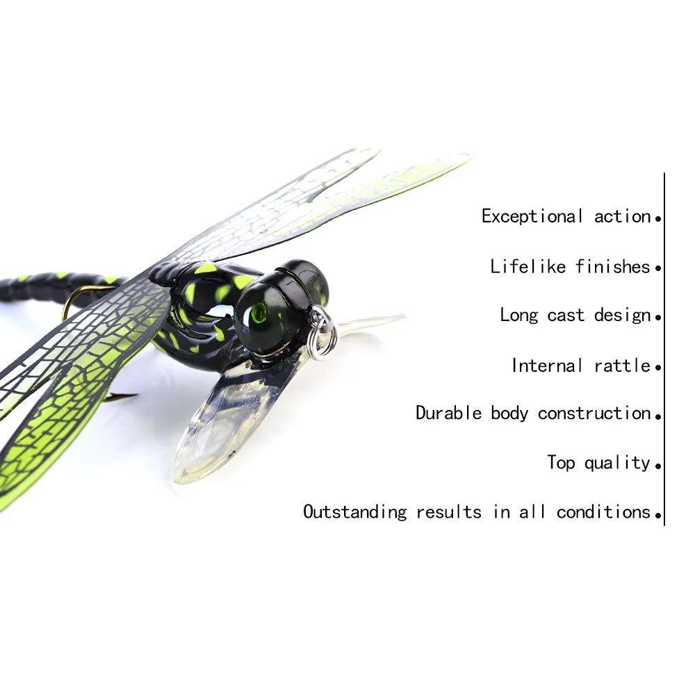 FTK 6g Topwater Dragonfly Dry  - Fishing Lure Popper recension och pris