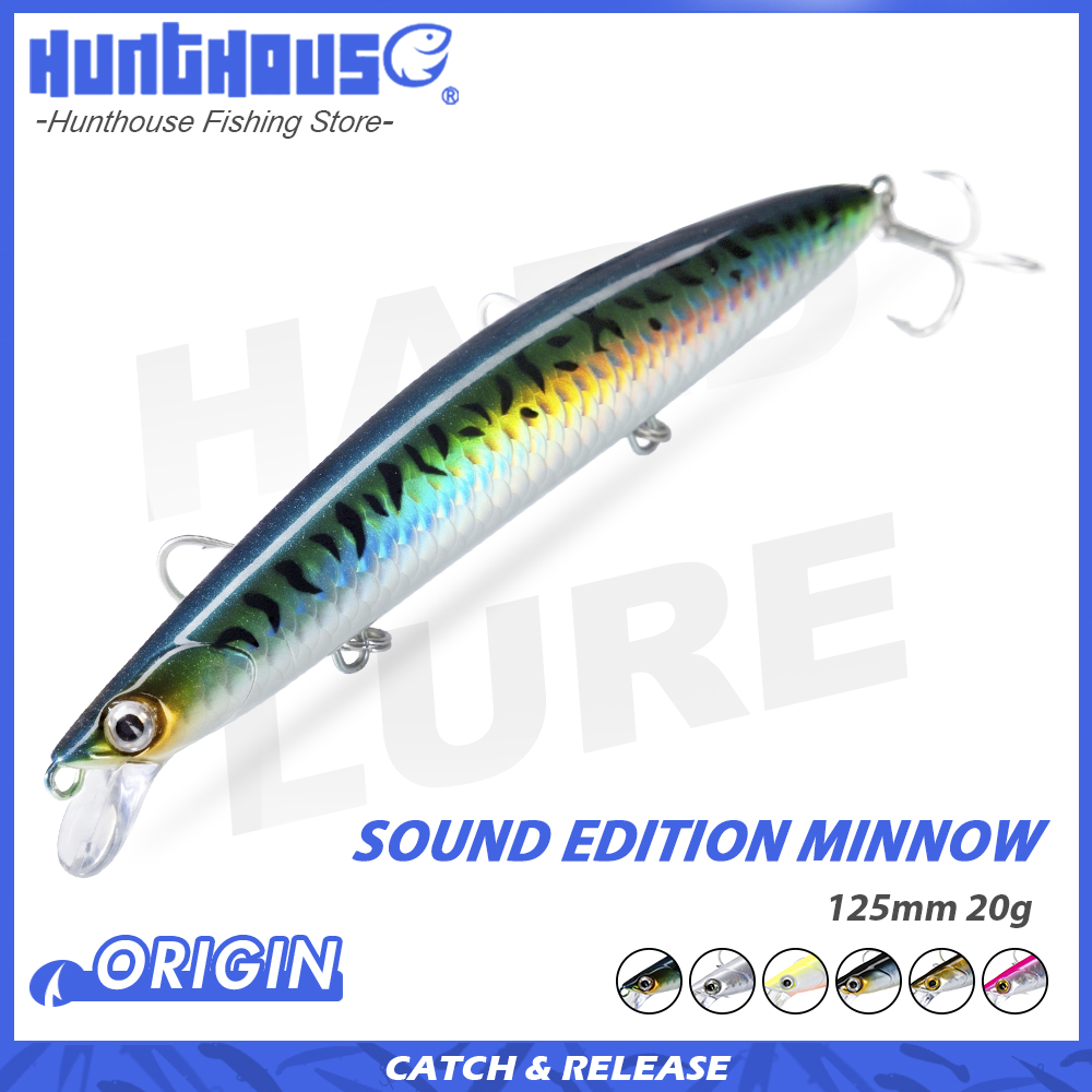 Hunthouse Sound Edition Minnow - Fishing Lure Topwater recension och pris