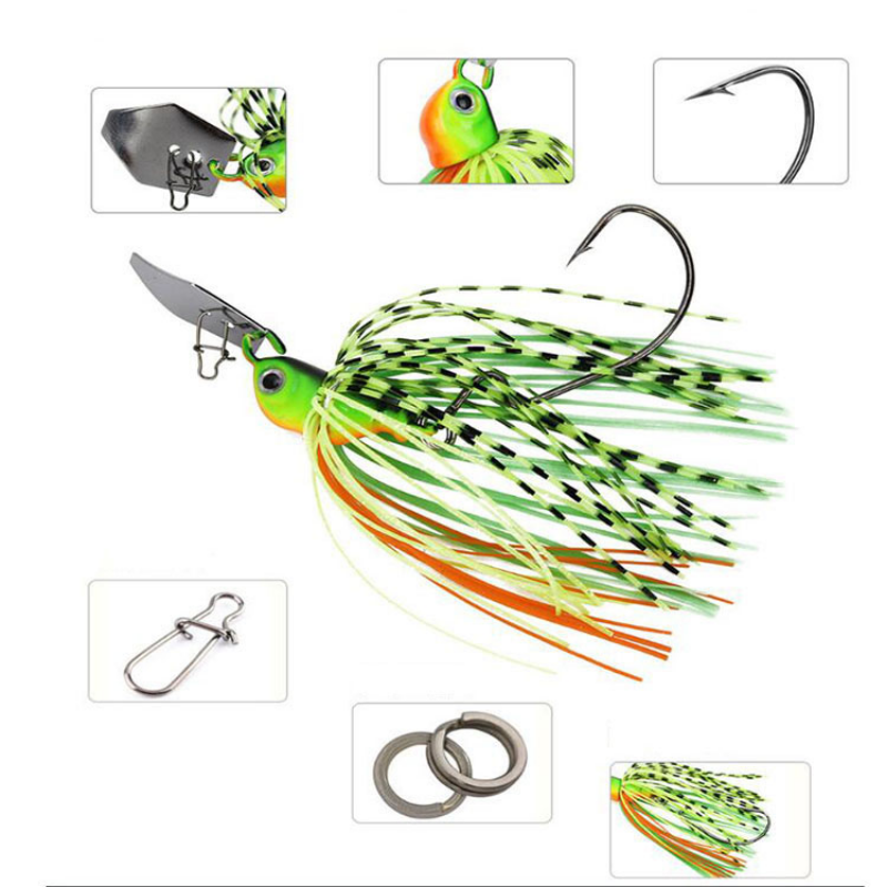 Chatter Bait 7g 9g 11g 14g 21g - Fishing Lure Swimbait recension och pris