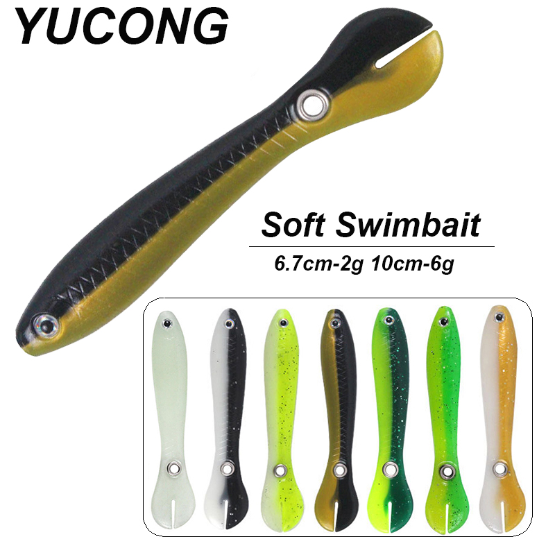 YUCONG 3/5PCS Soft Fishing Bai - Fishing Lure Swimbait recension och pris