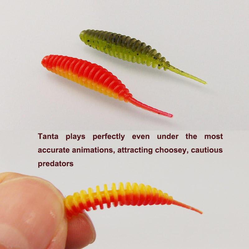 ESFISHING Fishing Tiny Worm Ba - Fishing Lure Soft Plastic recension och pris