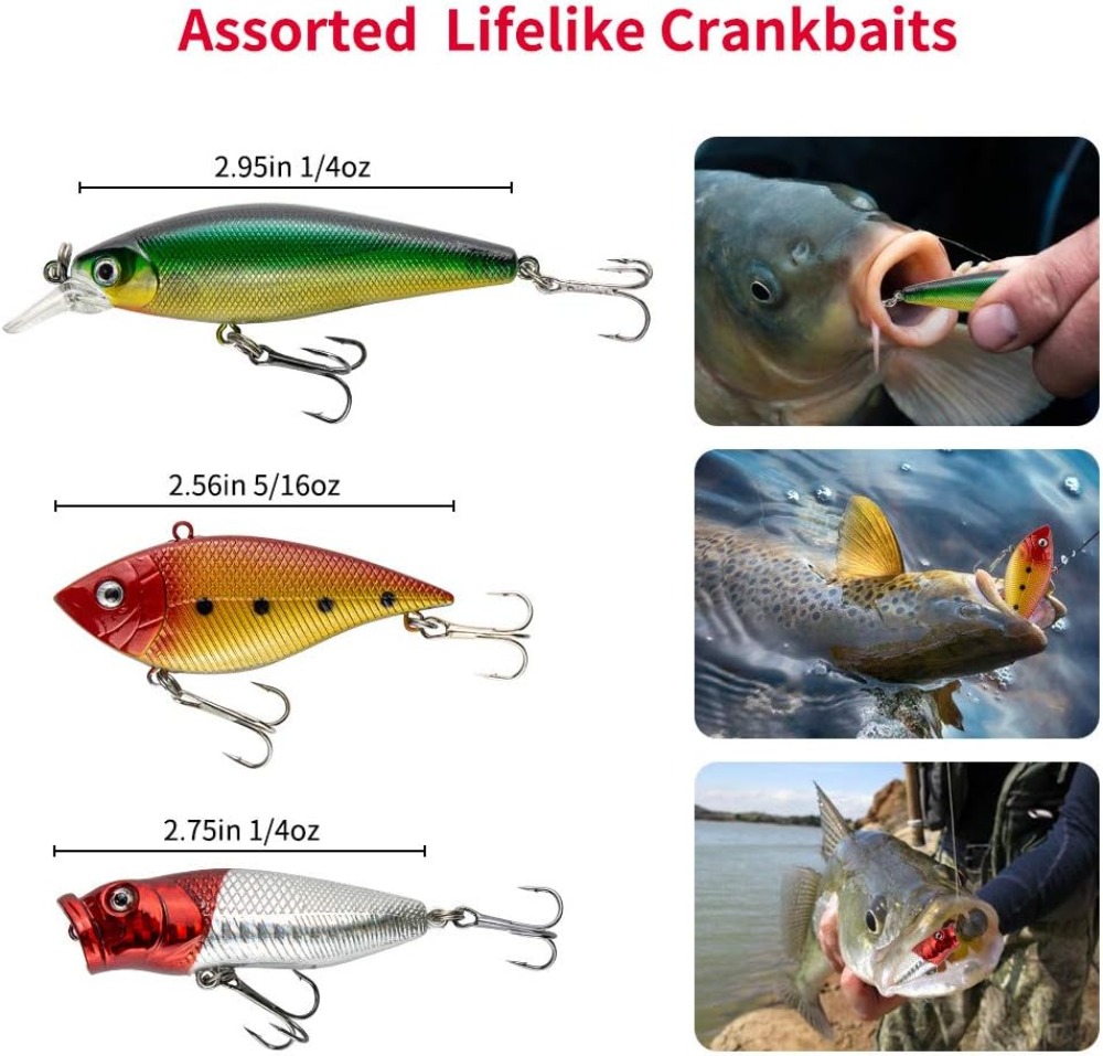 78Pcs Fishing Lures Kit for Ba - Fishing Lure Spoon recension och pris