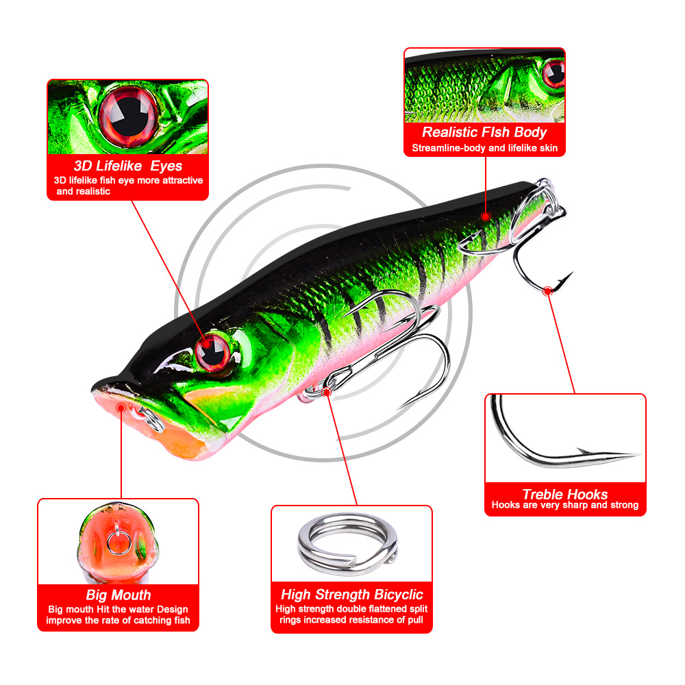 Hot Selling Popper Lure Topwat - Fishing Lure Popper recension och pris