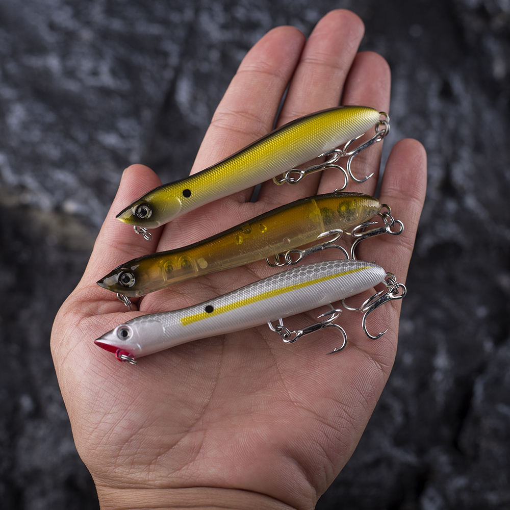 AYWFISH 8CM 6.2G Baby Popper F - Fishing Lure Popper recension och pris