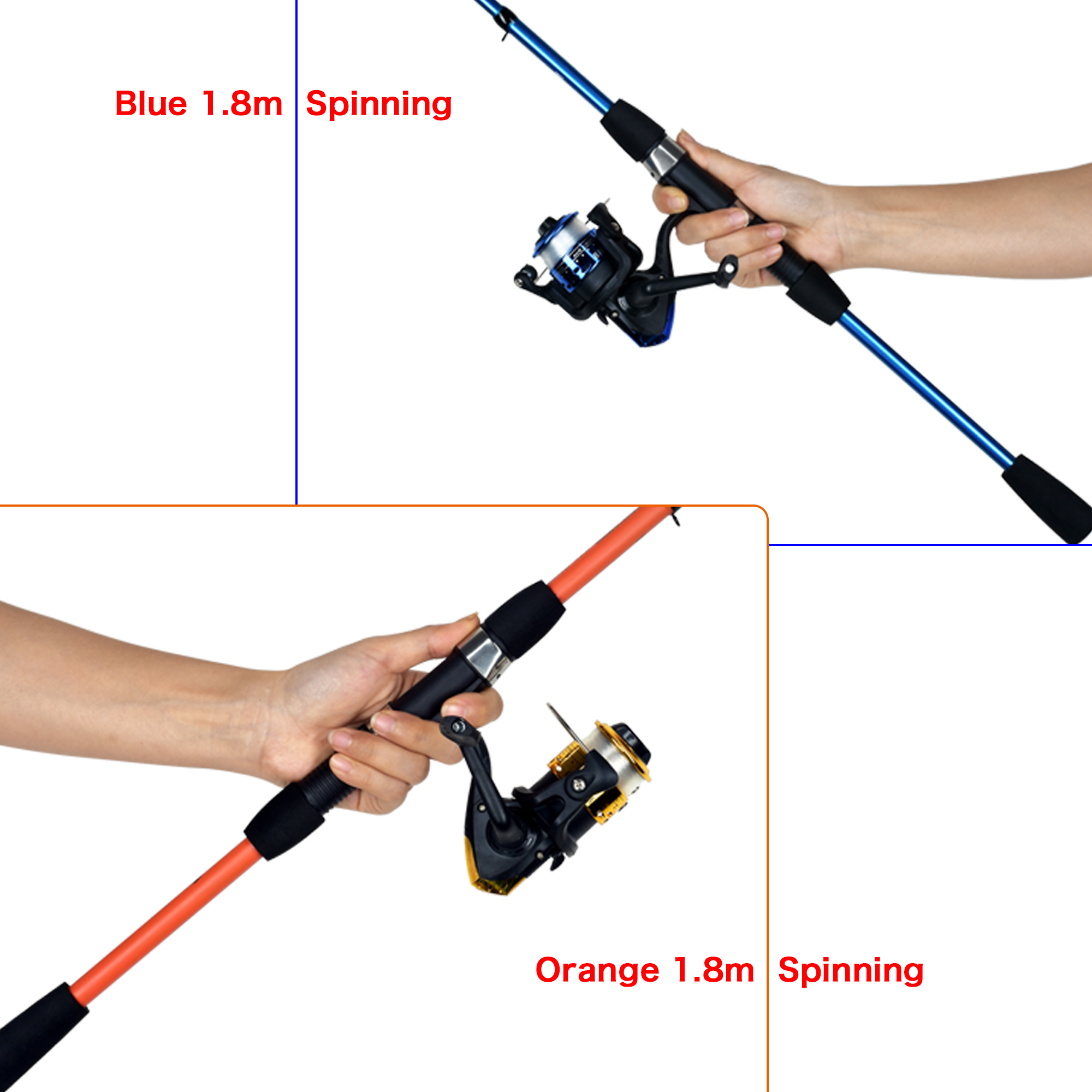 BIUTIFU Spinning Fishing Rod S - Fishing Lure Spinner recension och pris
